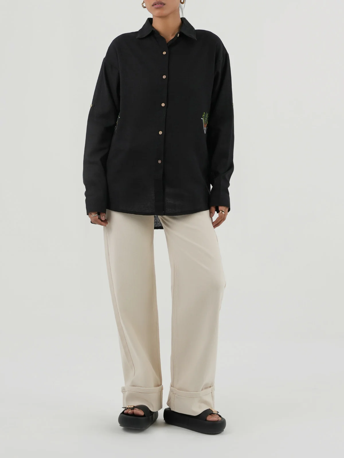 "ABEBA" Casual Regular Fit Top - Image 2