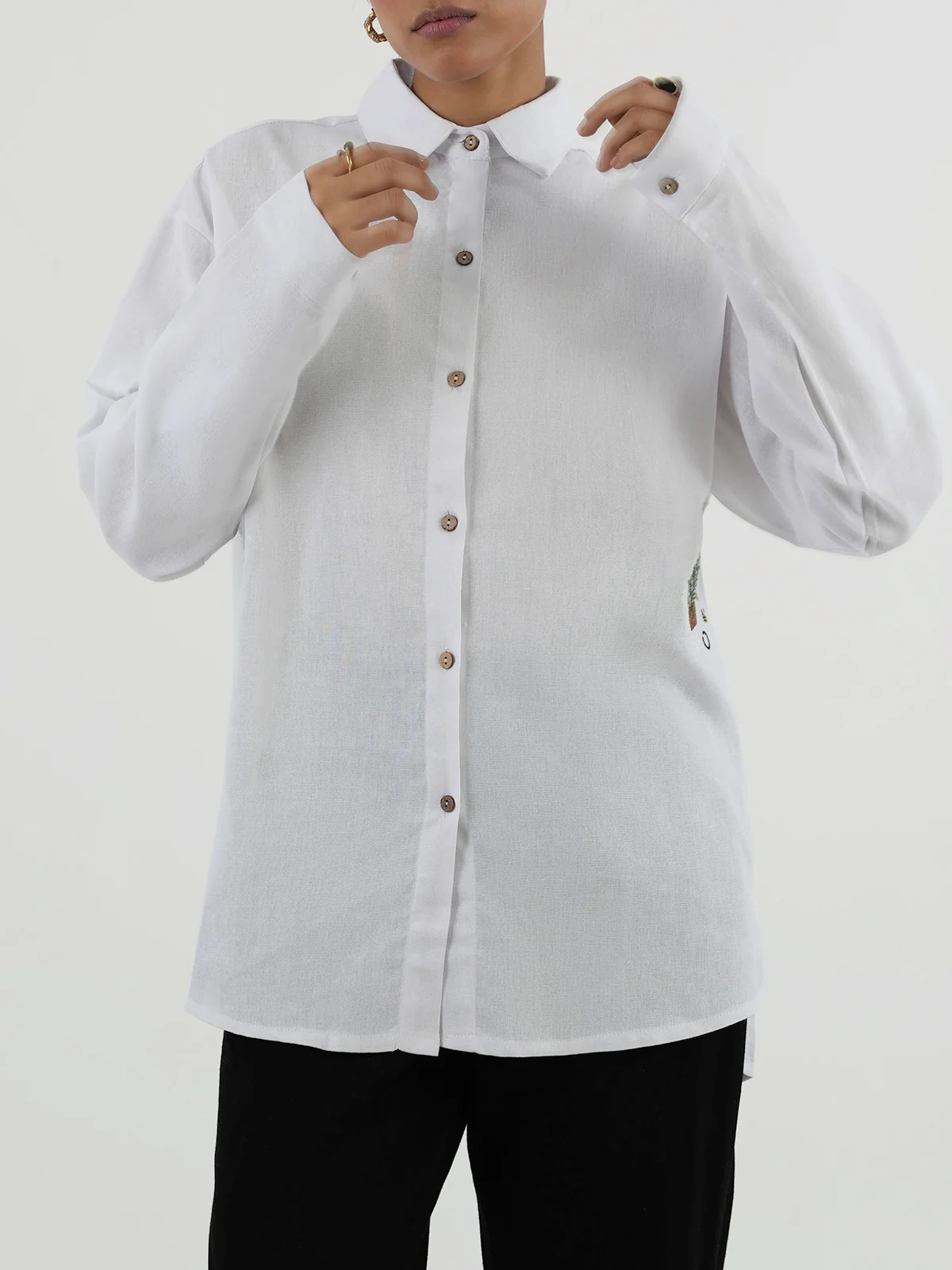 "ABEBA" Casual Regular Fit Top - Image 4