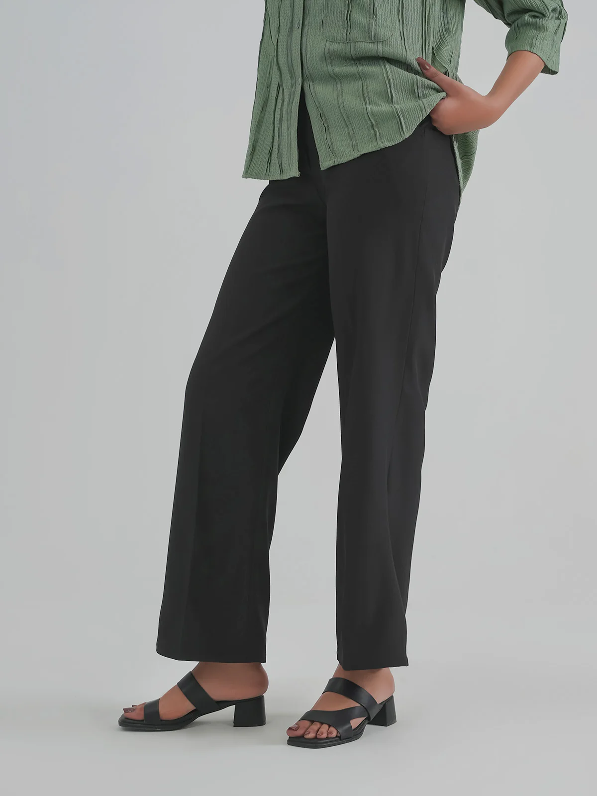 "ABSINT" Regular Fit Woven Trouser - Image 2