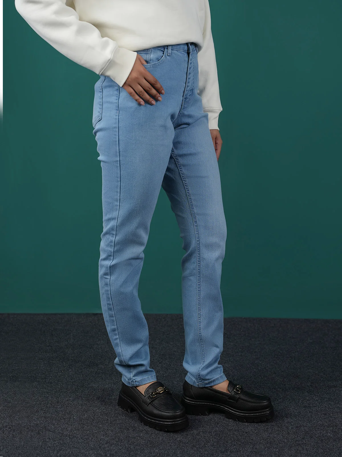 "ADAIR" Comfort Slim Fit Denim Pant - Image 2