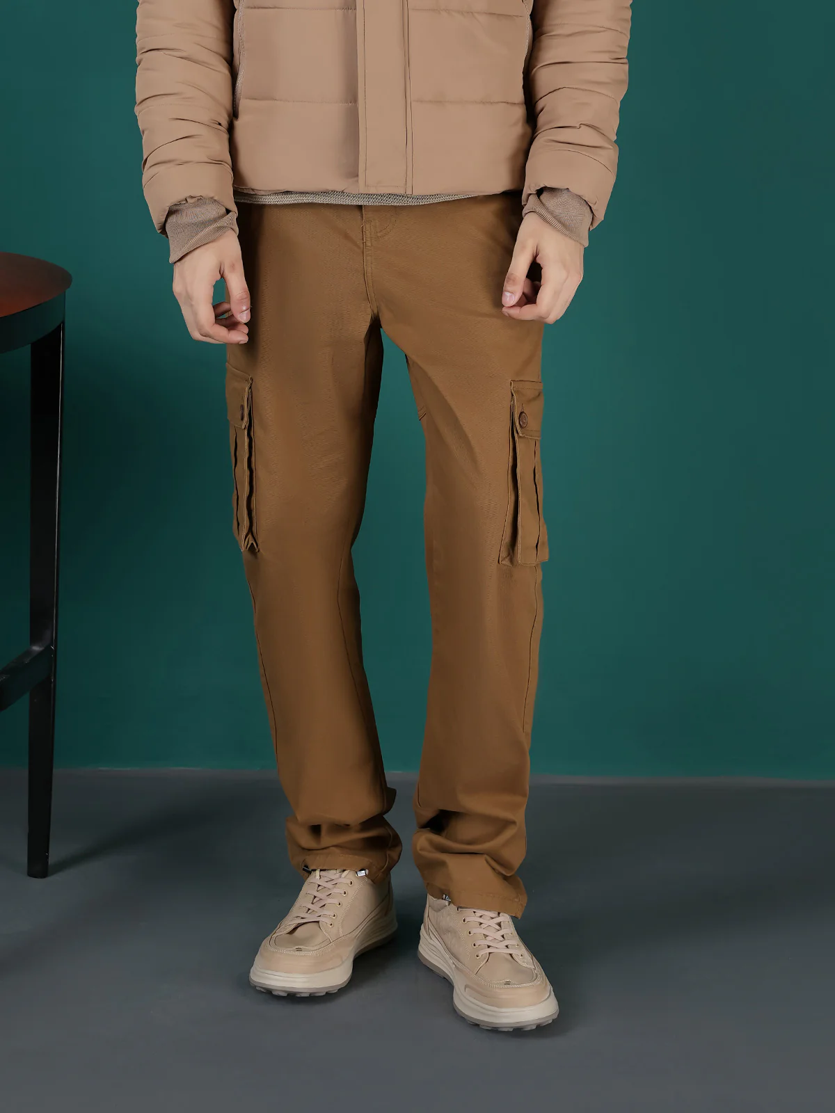 "AINSLEY" Woven Cargo Twill Trousers