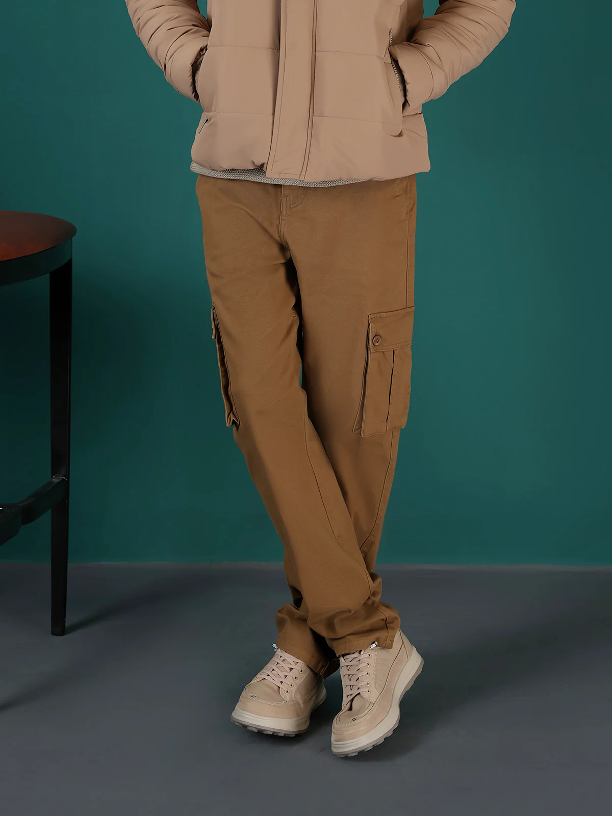"AINSLEY" Woven Cargo Twill Trousers - Image 2