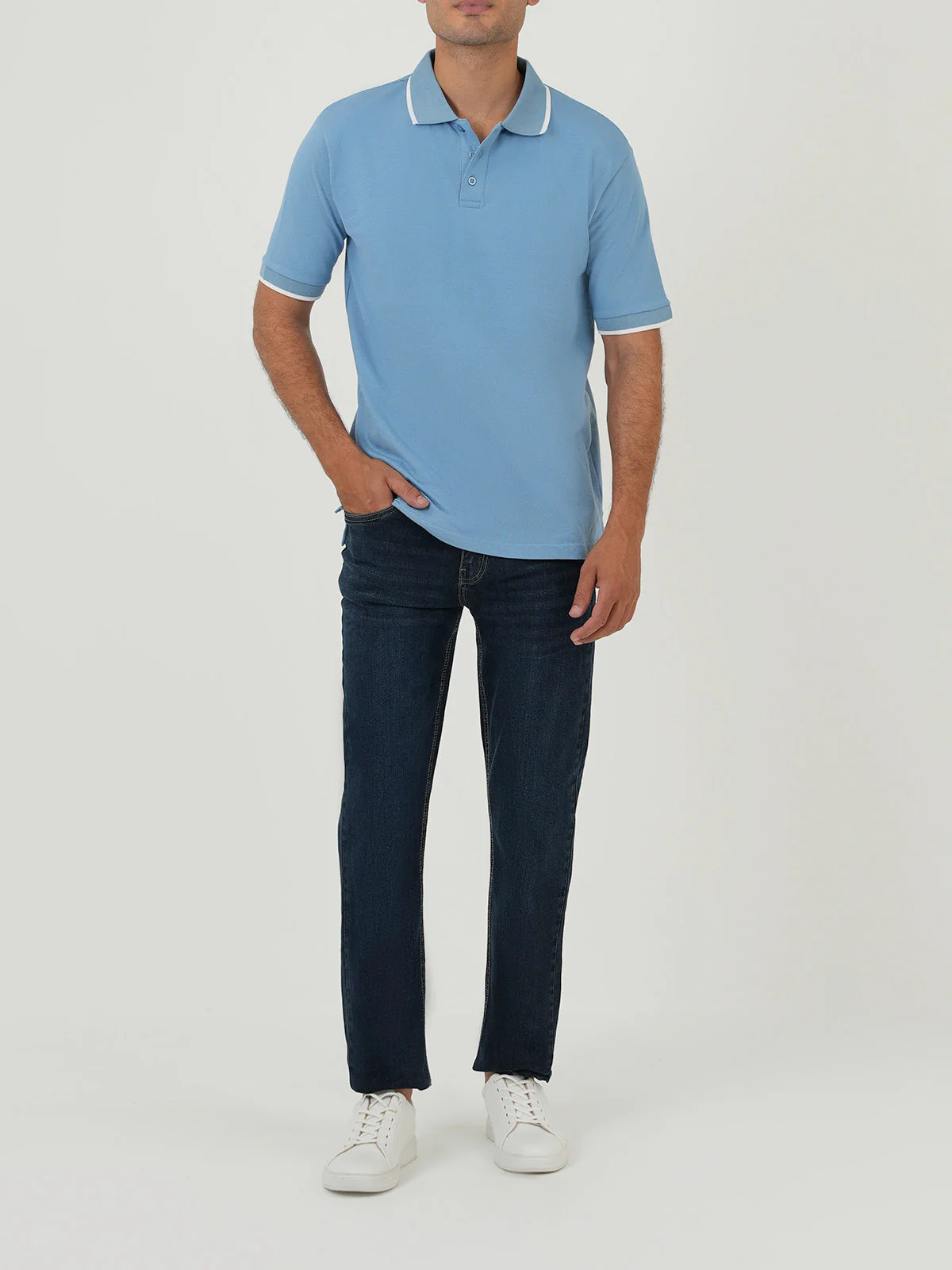 "AKIHIKO" Casual Straight-Fit Denim Jeans - Image 2