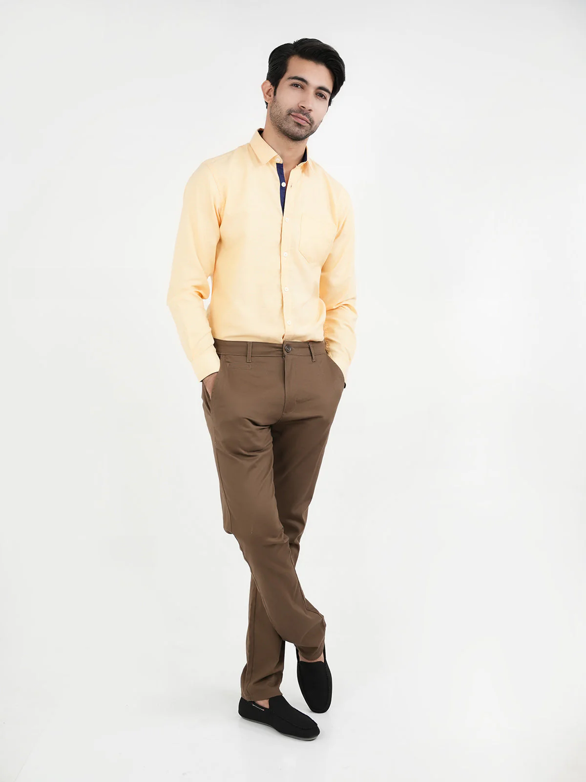 "ANANKIZ" Casual Cotton Slim Fit Shirt