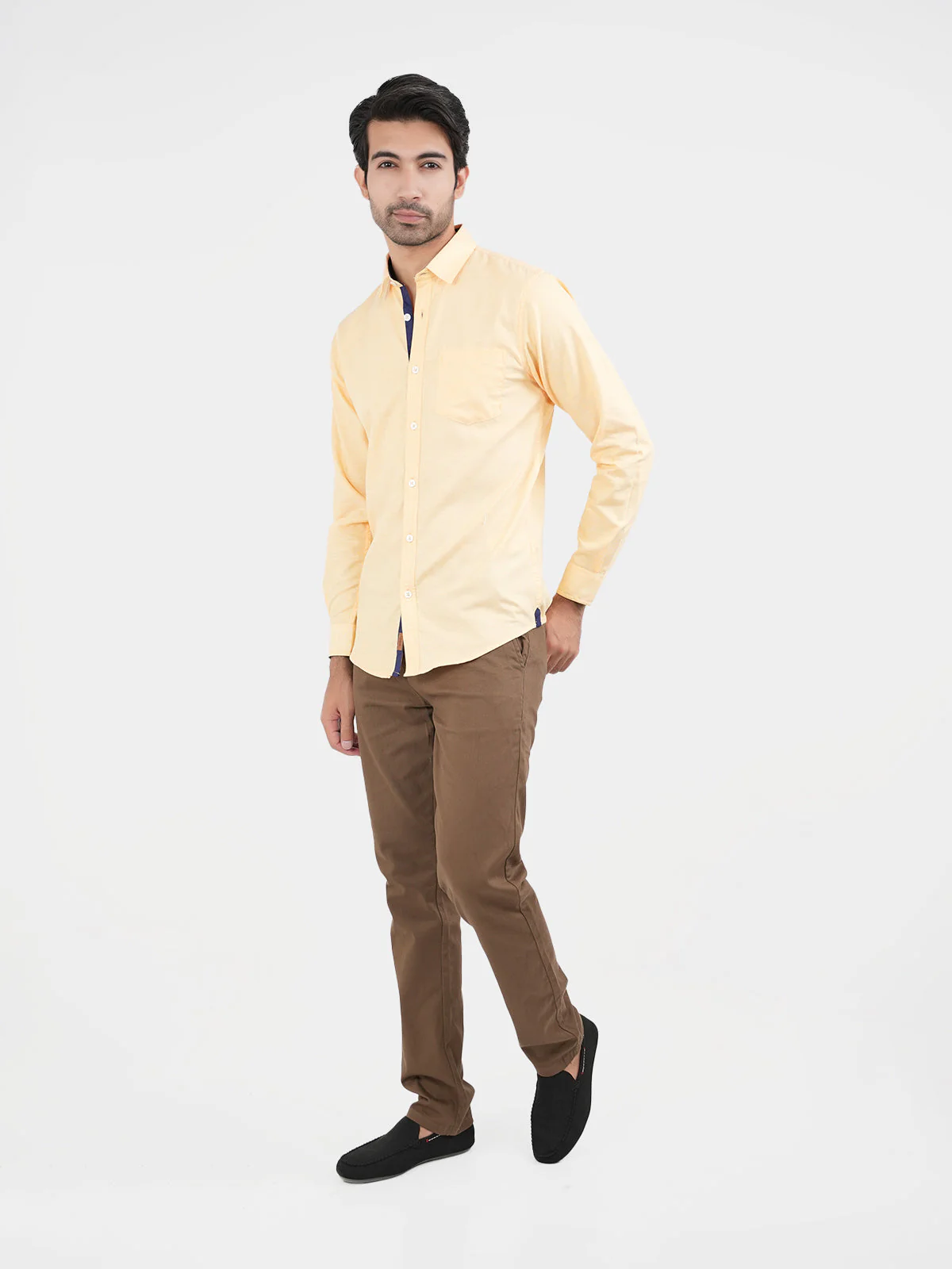 "ANANKIZ" Casual Cotton Slim Fit Shirt - Image 2