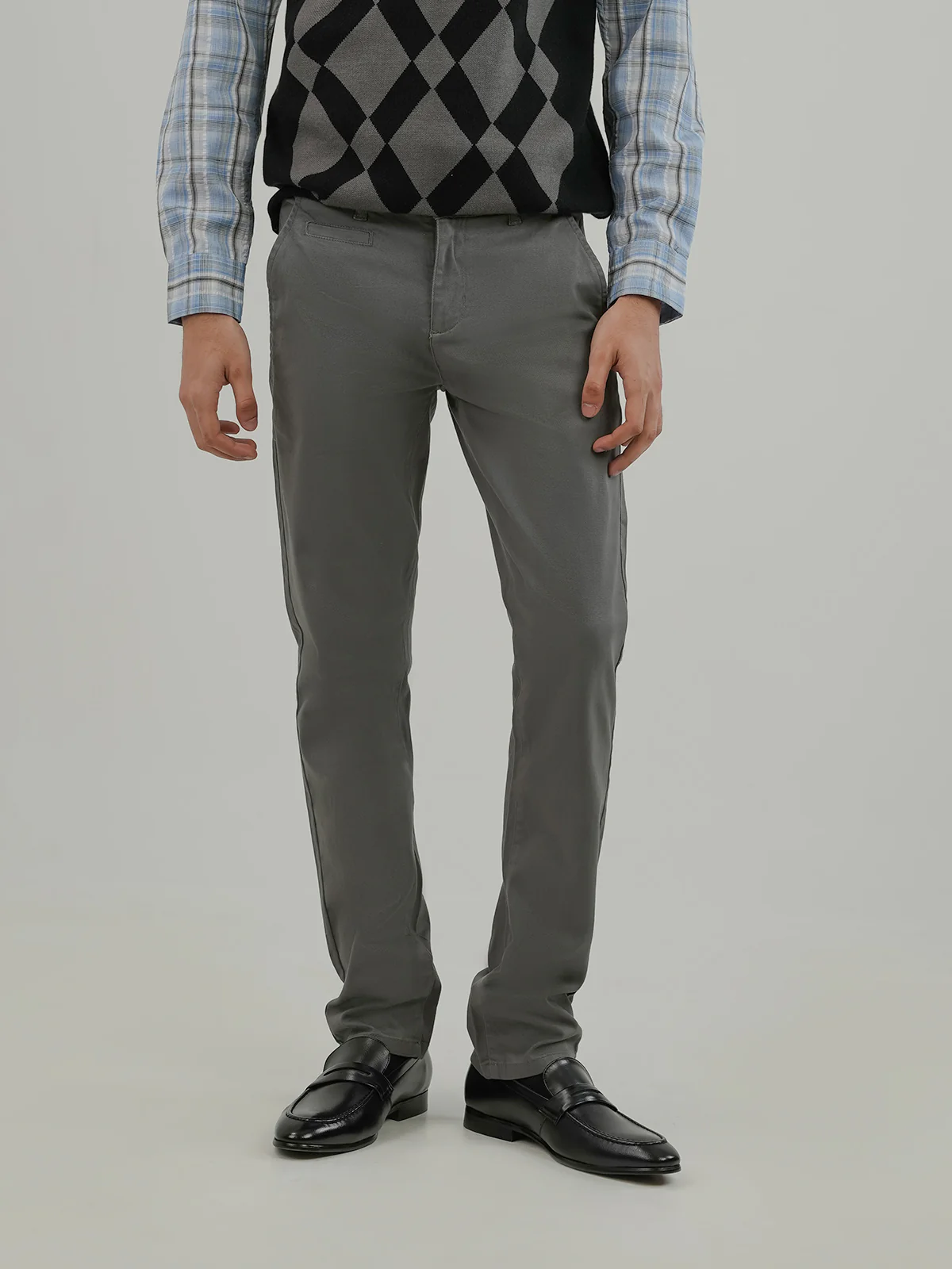 "ANATOLE" Casual Slim Fit Twill Chino
