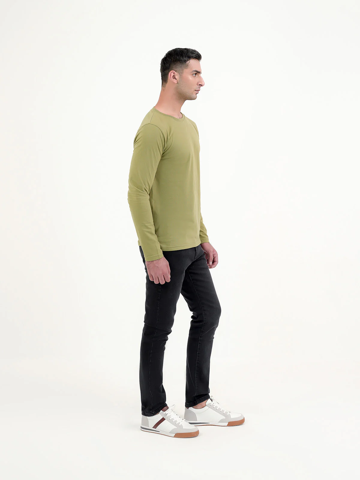 "ARAMIS" Casual Solid Regular T-Shirt - Image 3