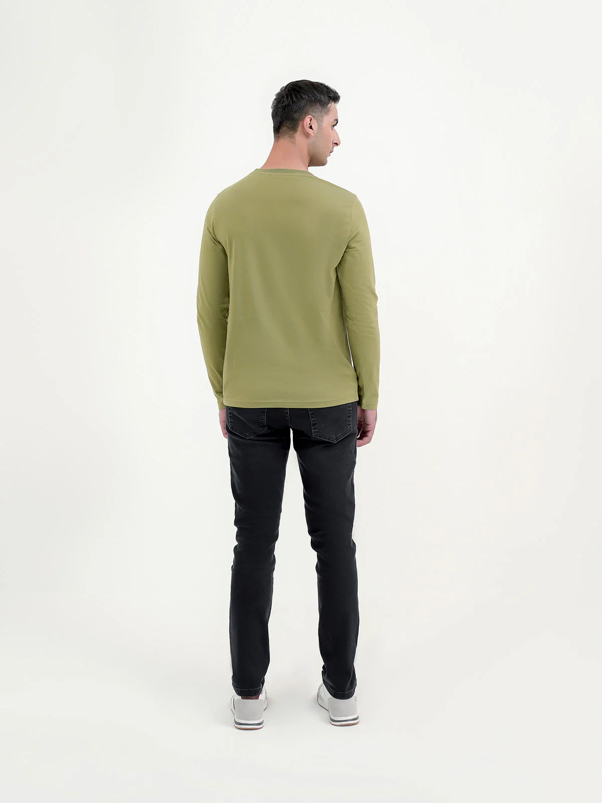 "ARAMIS" Casual Solid Regular T-Shirt - Image 4