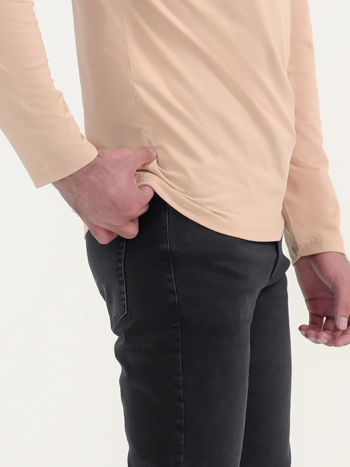 "ARAMIS" Casual Solid Regular T-Shirt - Image 3
