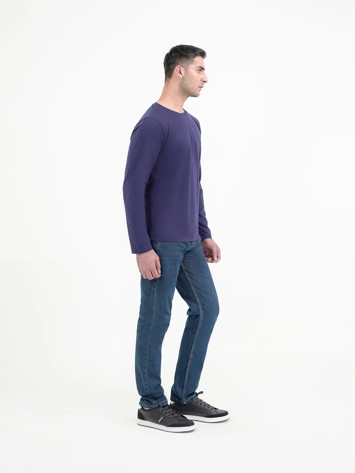 "ARAMIS" Casual Solid Regular T-Shirt - Image 3
