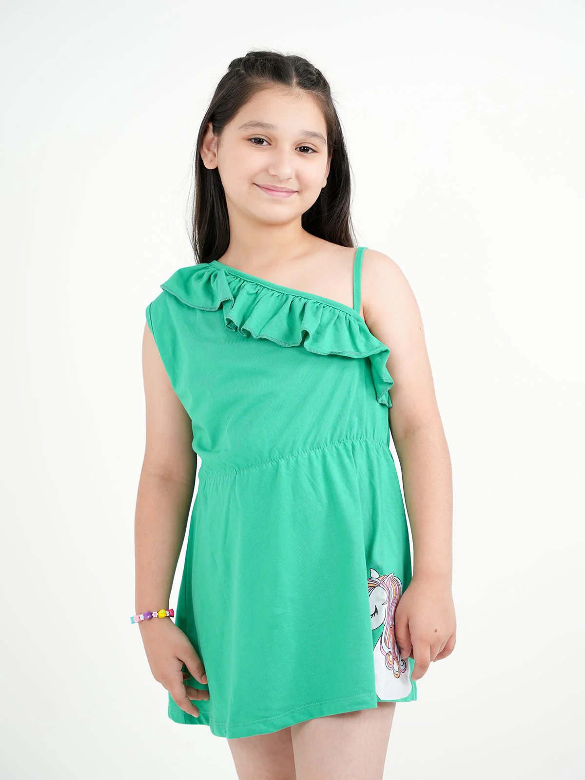 "AVIANA" Embroidered Summer Frill Frock - Image 3