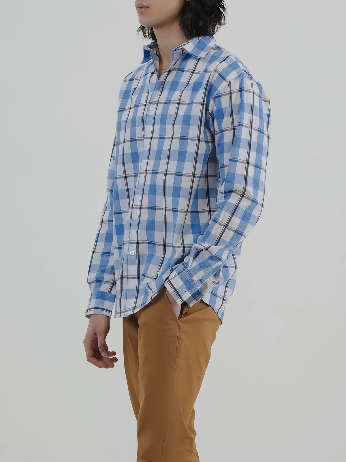 "AYDEN" Check Regular Fit Casual Shirt - Image 4