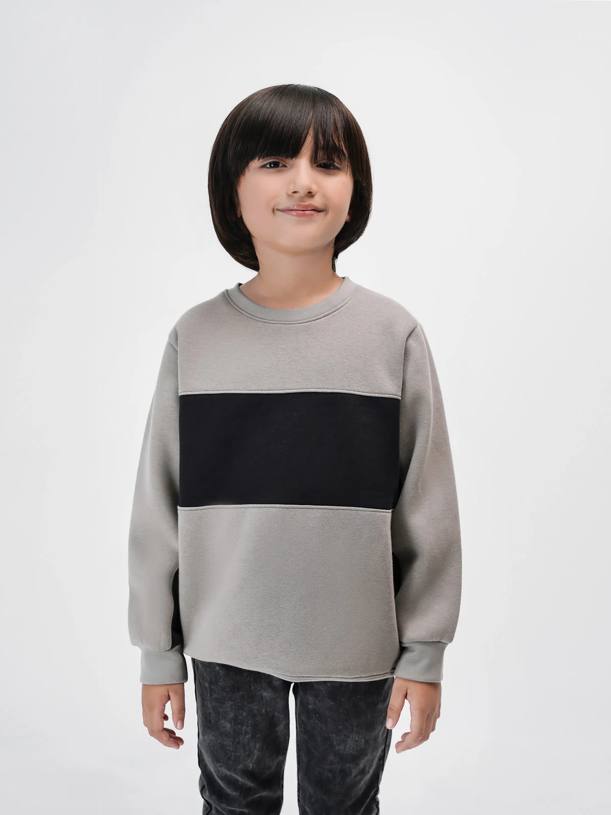 "AZURE" Crew Neck Sweatshirt - Image 2