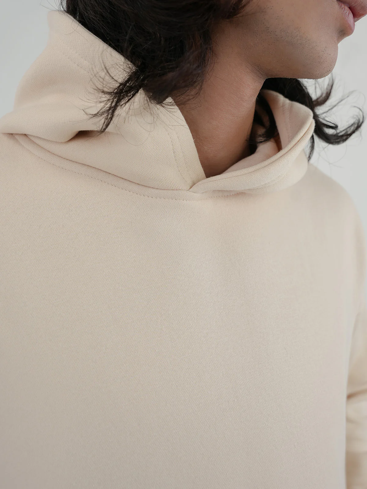 "BAUER" Drop Shoulder Fleece Hoodie - Image 5