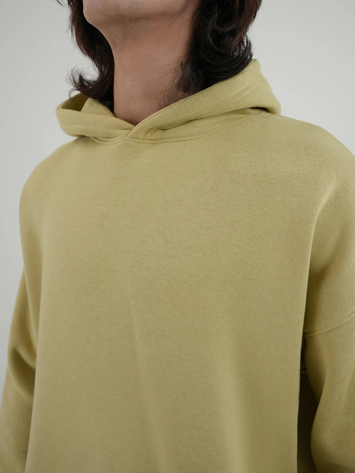 "BAUER" Drop Shoulder Fleece Hoodie - Image 3