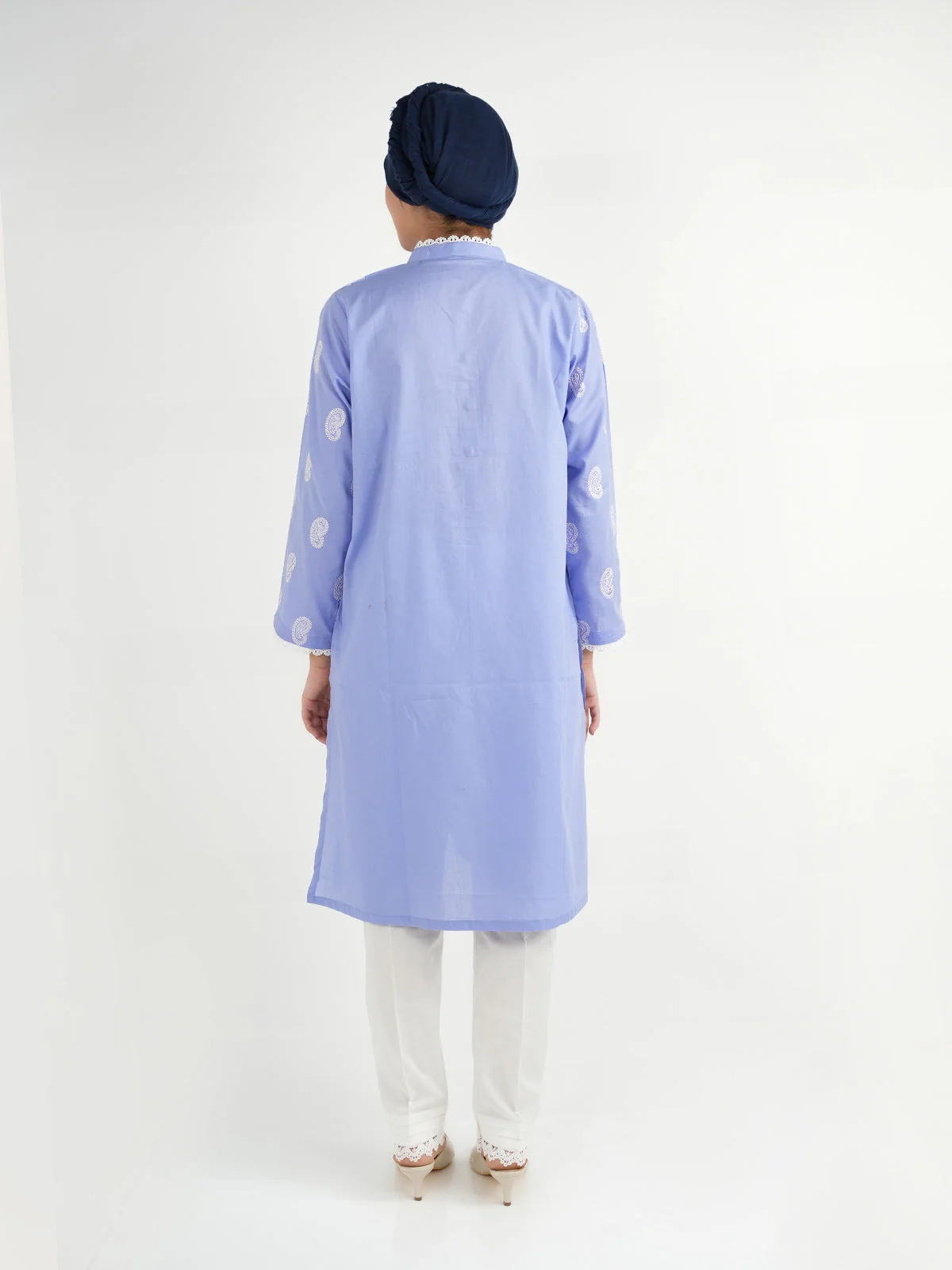 "ANJEA" Casual Cambric Two Piece Suit - Image 4