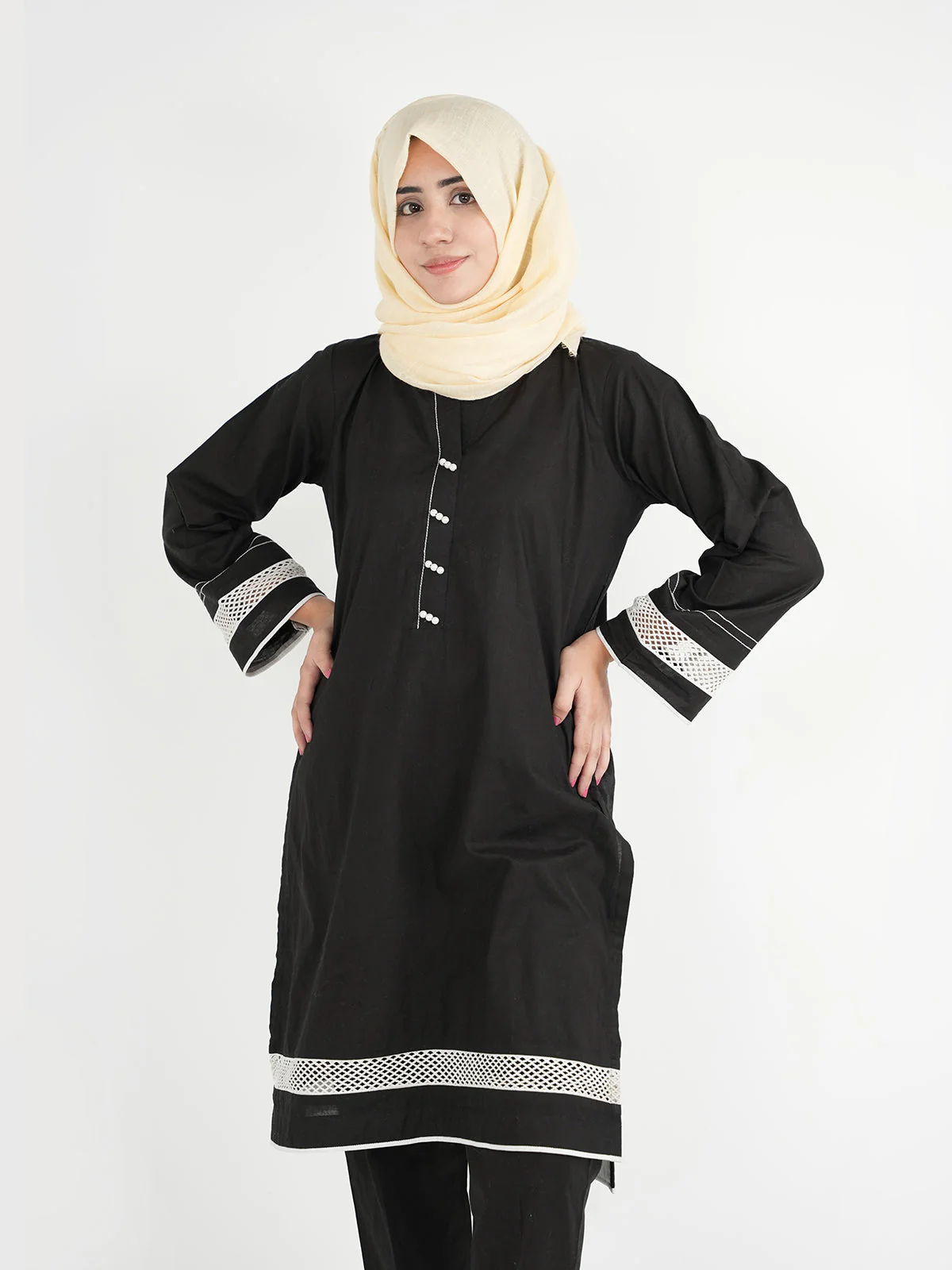 "BENITO" Casual Cambric Two Piece Suit - Image 3