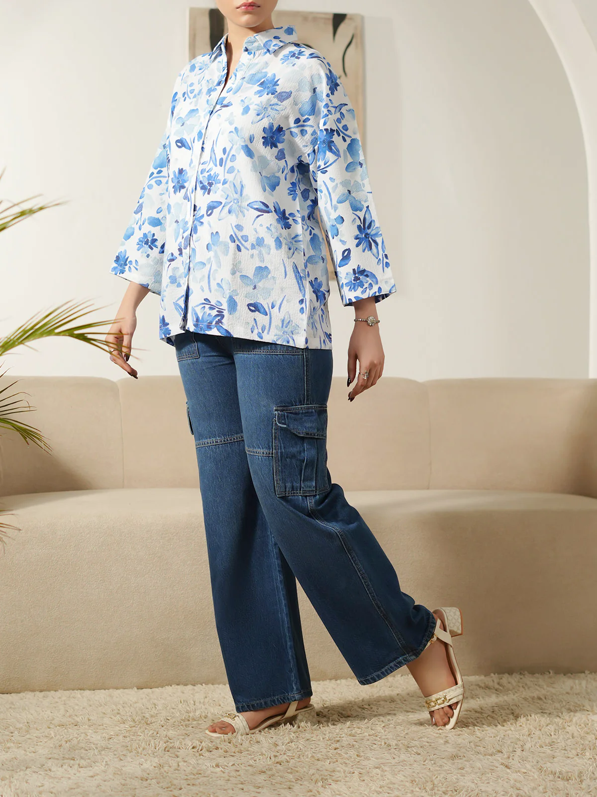 "BJORN" Regular Fit Cotton Top - Image 5