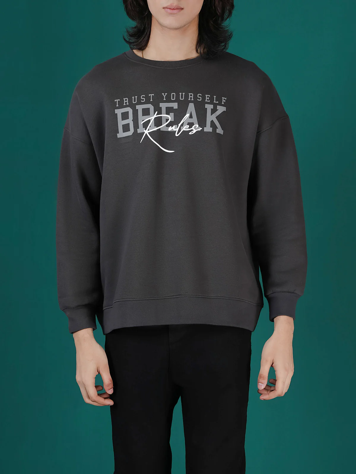 "BONNIE" Casual Graphic Fleece Sweatshirt