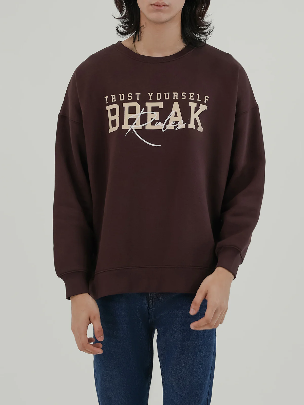 "BONNIE" Casual Graphic Fleece Sweatshirt