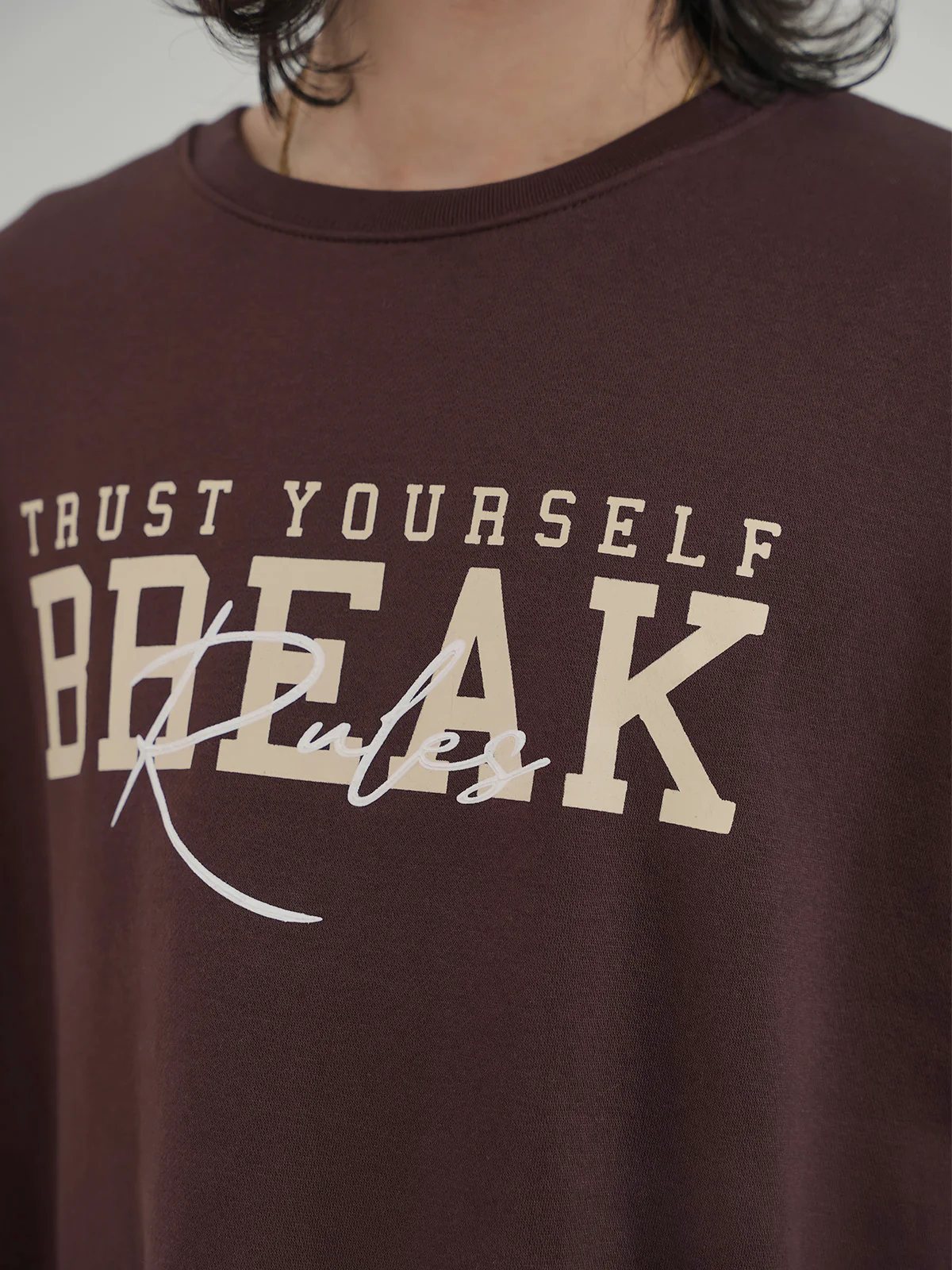 "BONNIE" Casual Graphic Fleece Sweatshirt - Image 3
