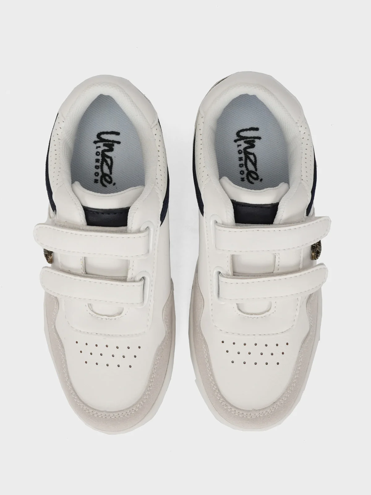 Boys "DRAY" Velcro Closure Comfy Trainers - Image 5