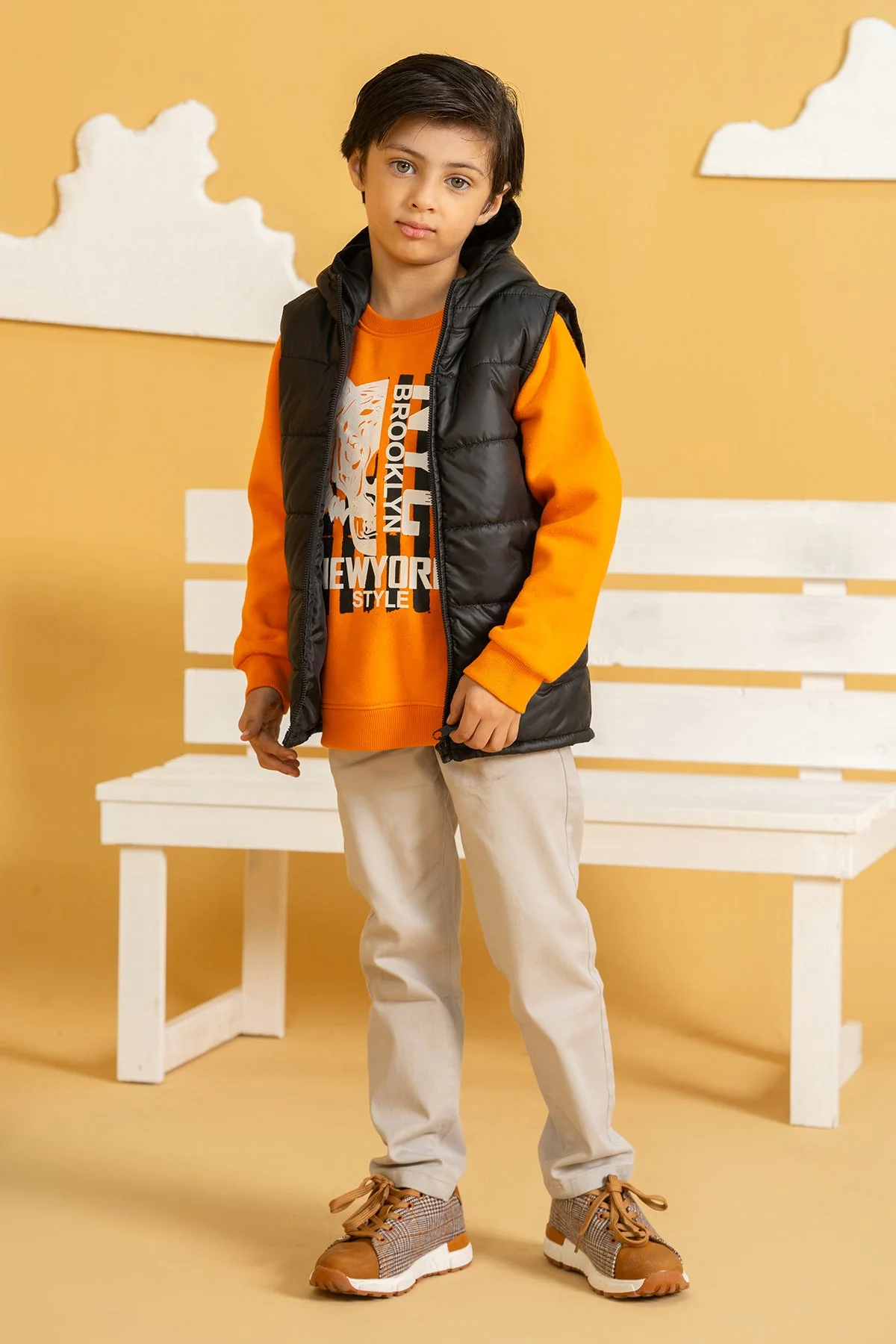 "FARROW" Twill Straight Pant