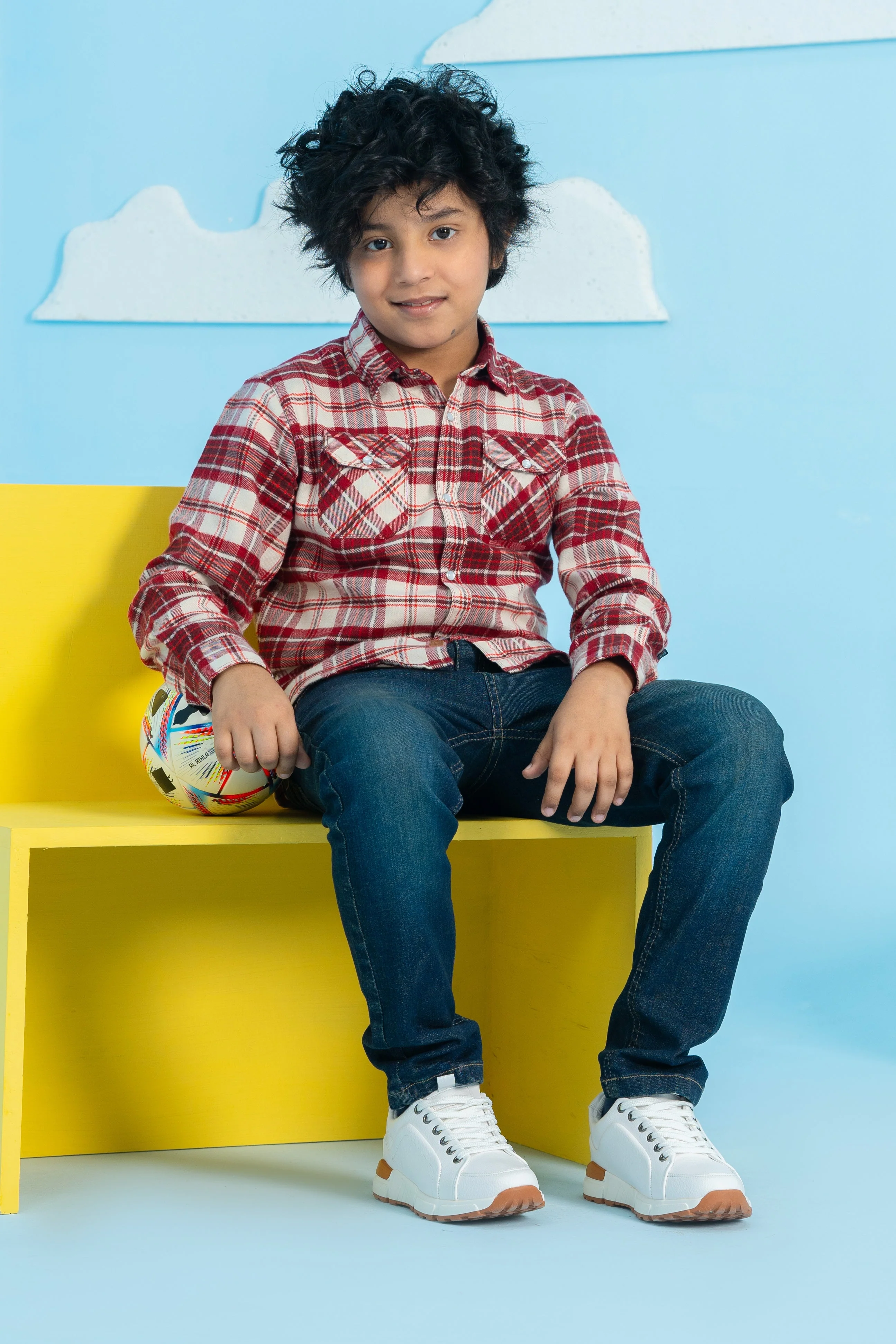 Boys GHASSAN Cotton Casual Shirt - Image 4