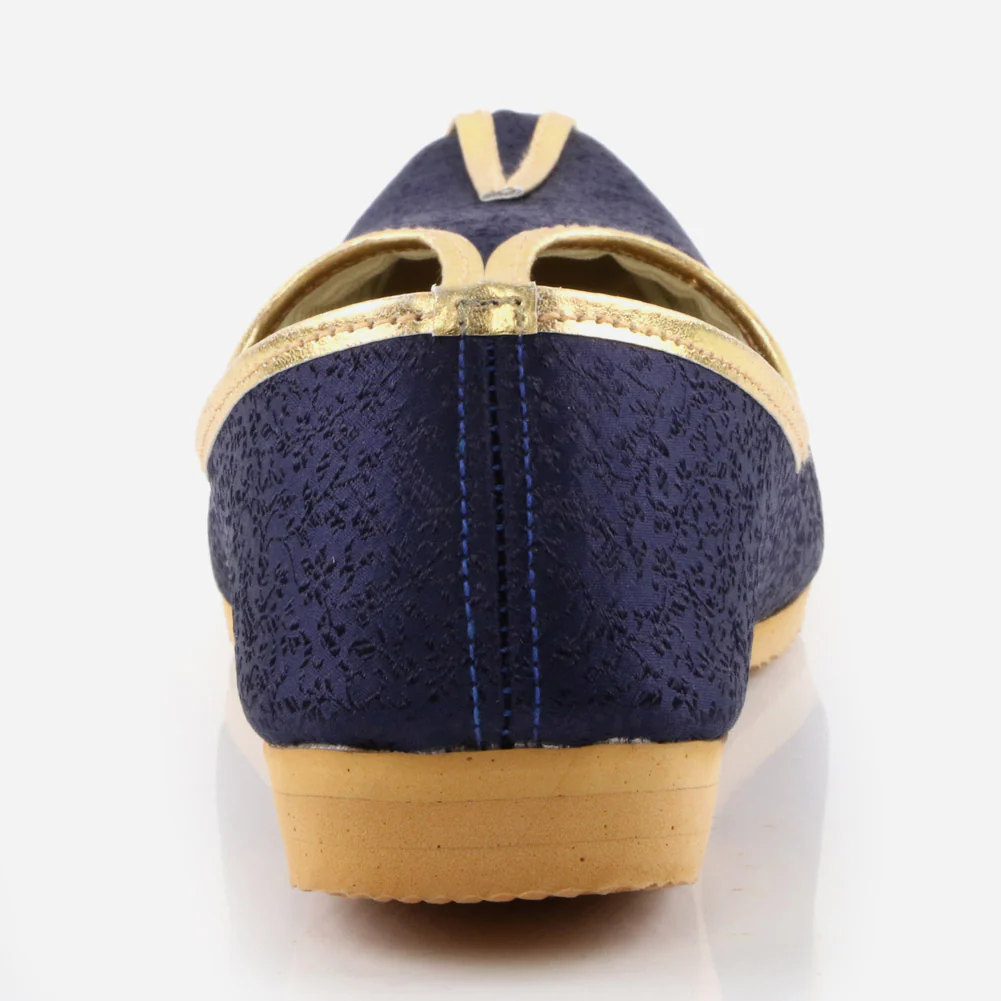 Boys Kids Embellished Traditional Leather Handmade Indian Khussa Wedding Flat Slip-ons Handcrafted Jotis Mojaris Shoes - Image 5
