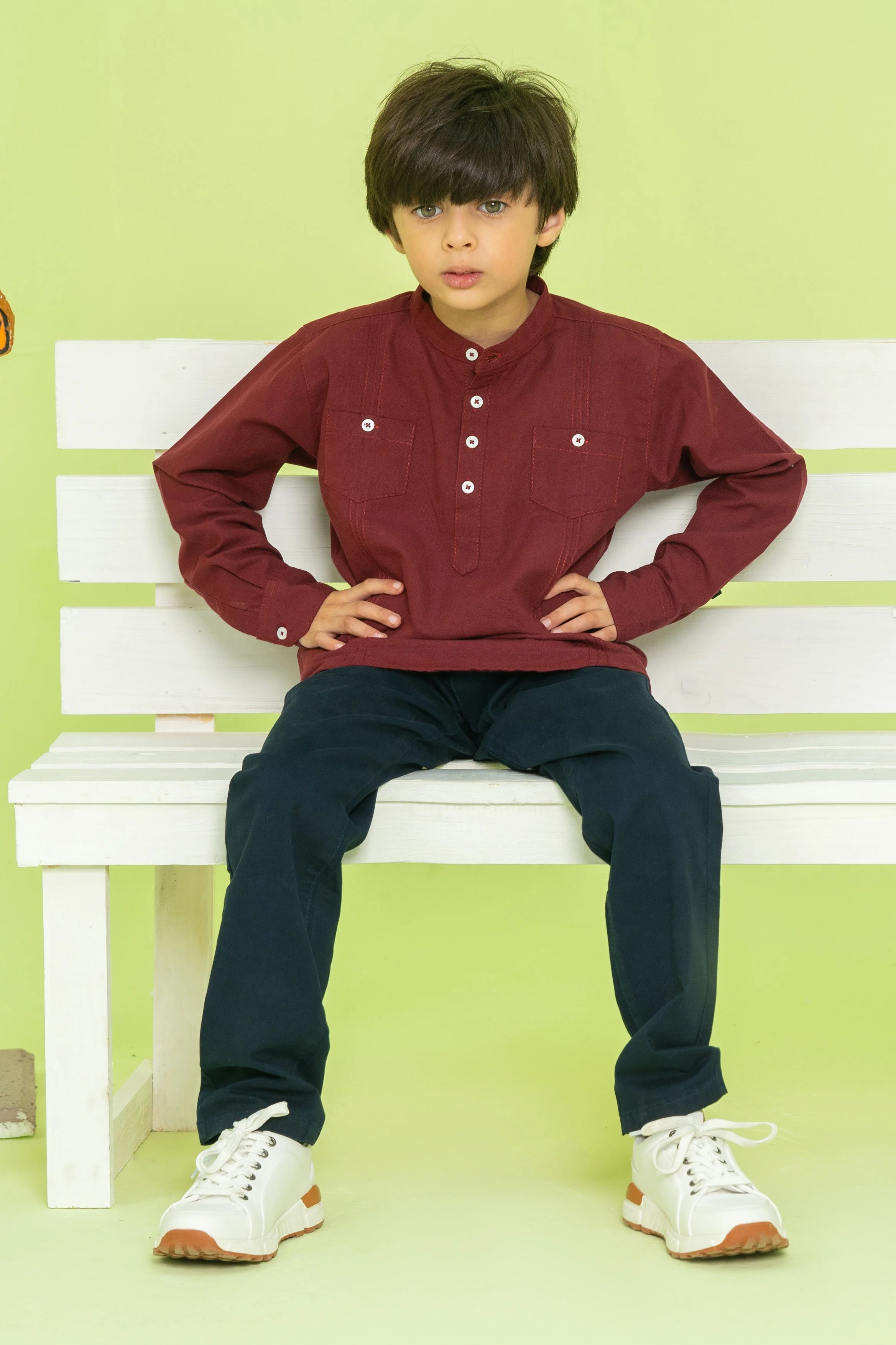 Boys NIDAL Cotton Casual Shirt - Image 4