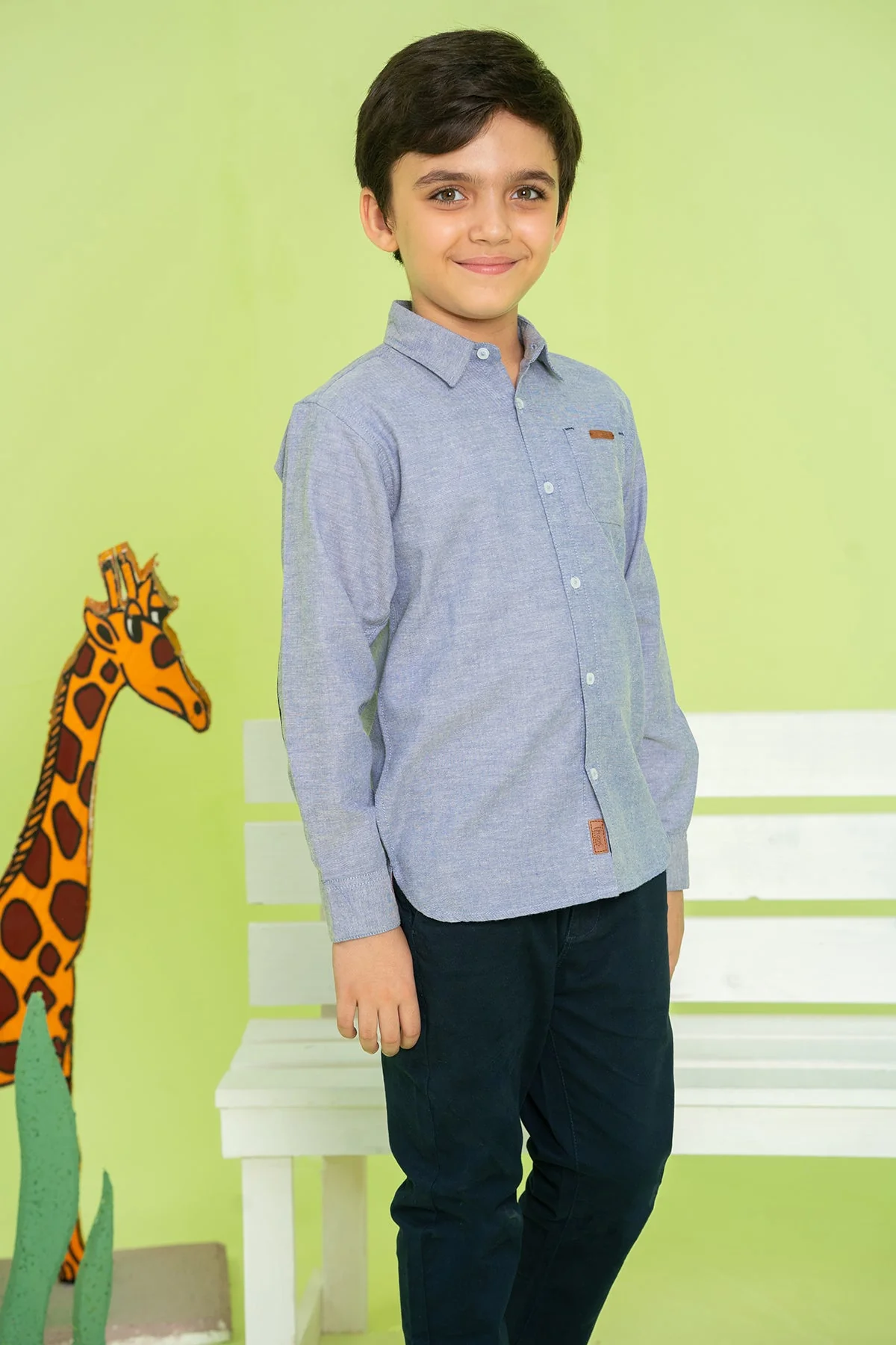 Boys NOUR Cotton Casual Shirt - Image 4