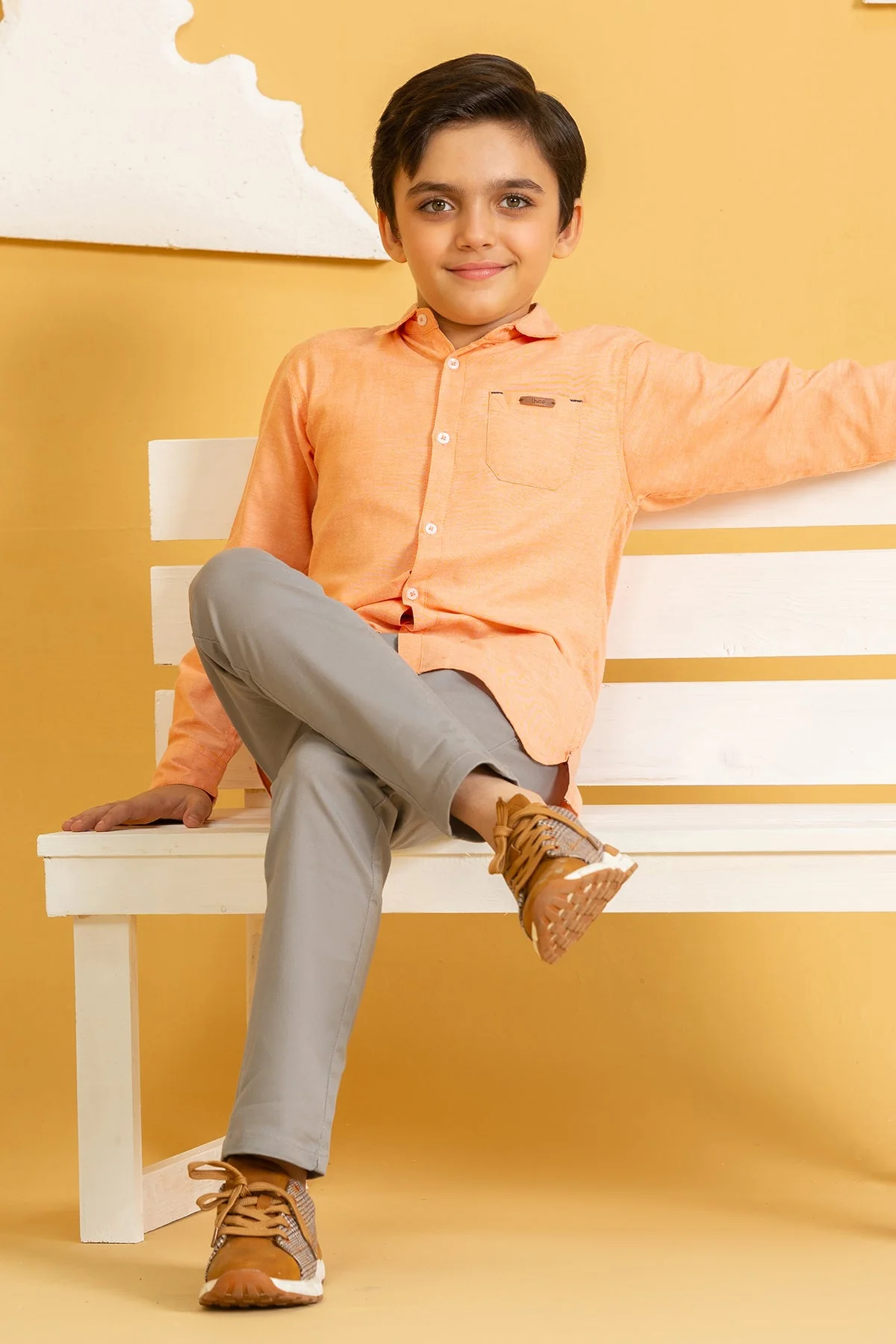 Boys NOUR Cotton Casual Shirt - Image 3