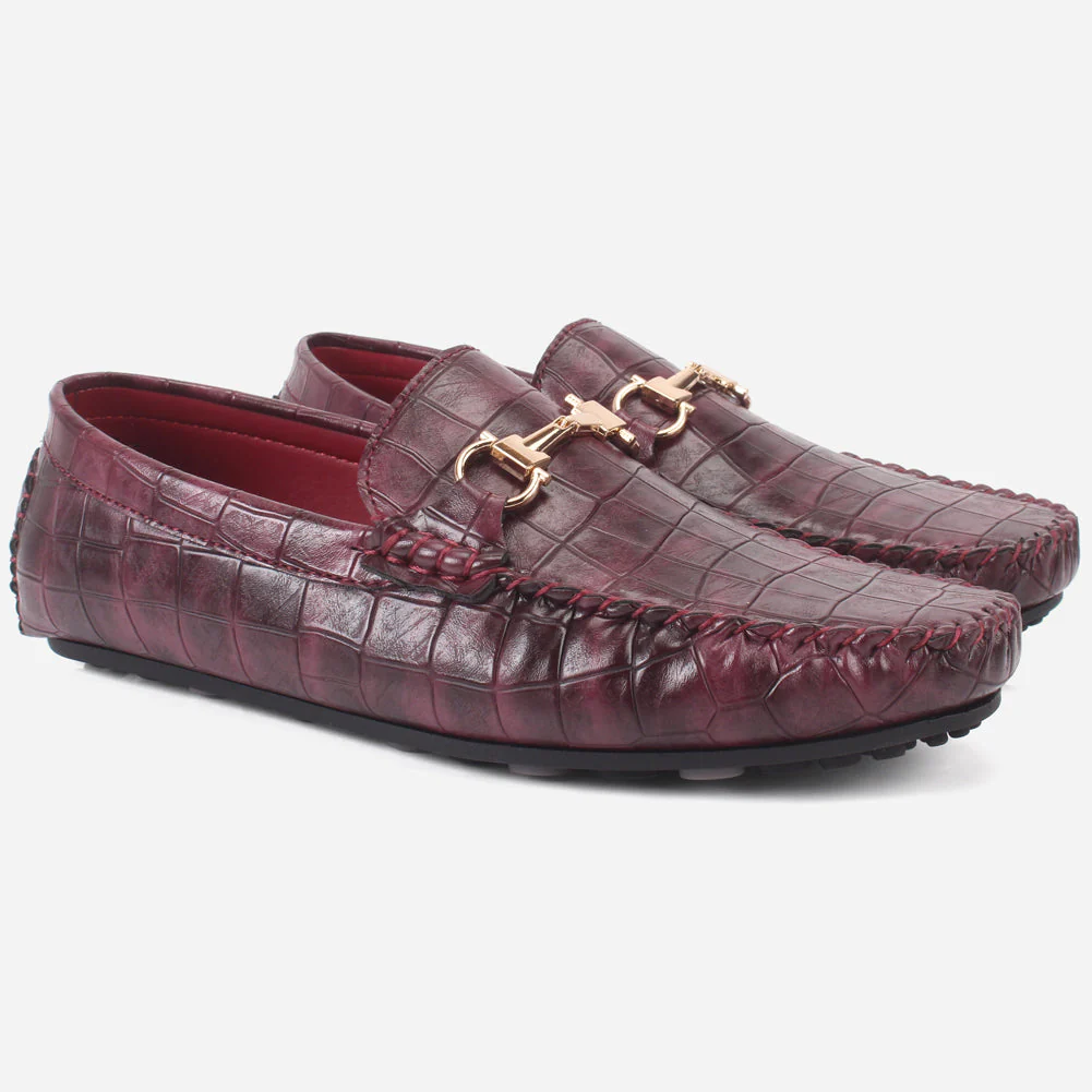 Boys "ROCKY" Textured Slip-ons Moccasins - Image 2