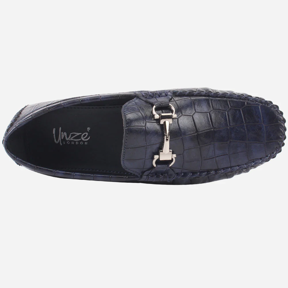 Boys "ROCKY" Textured Slip-ons Moccasins - Image 4