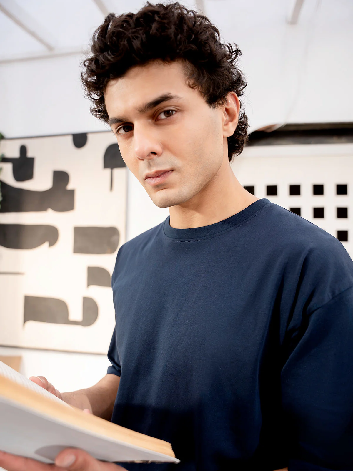 "BRIGGS" Drop Shoulder Basic T-Shirt - Image 4