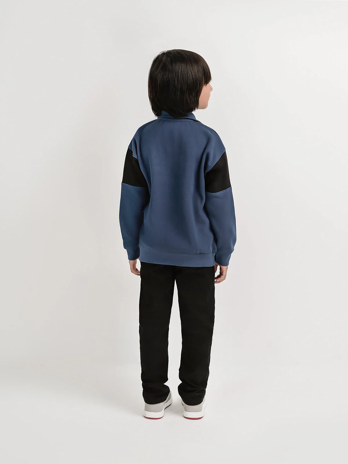 "BROODIN" Zipped High Neck Sweatshirt - Image 5