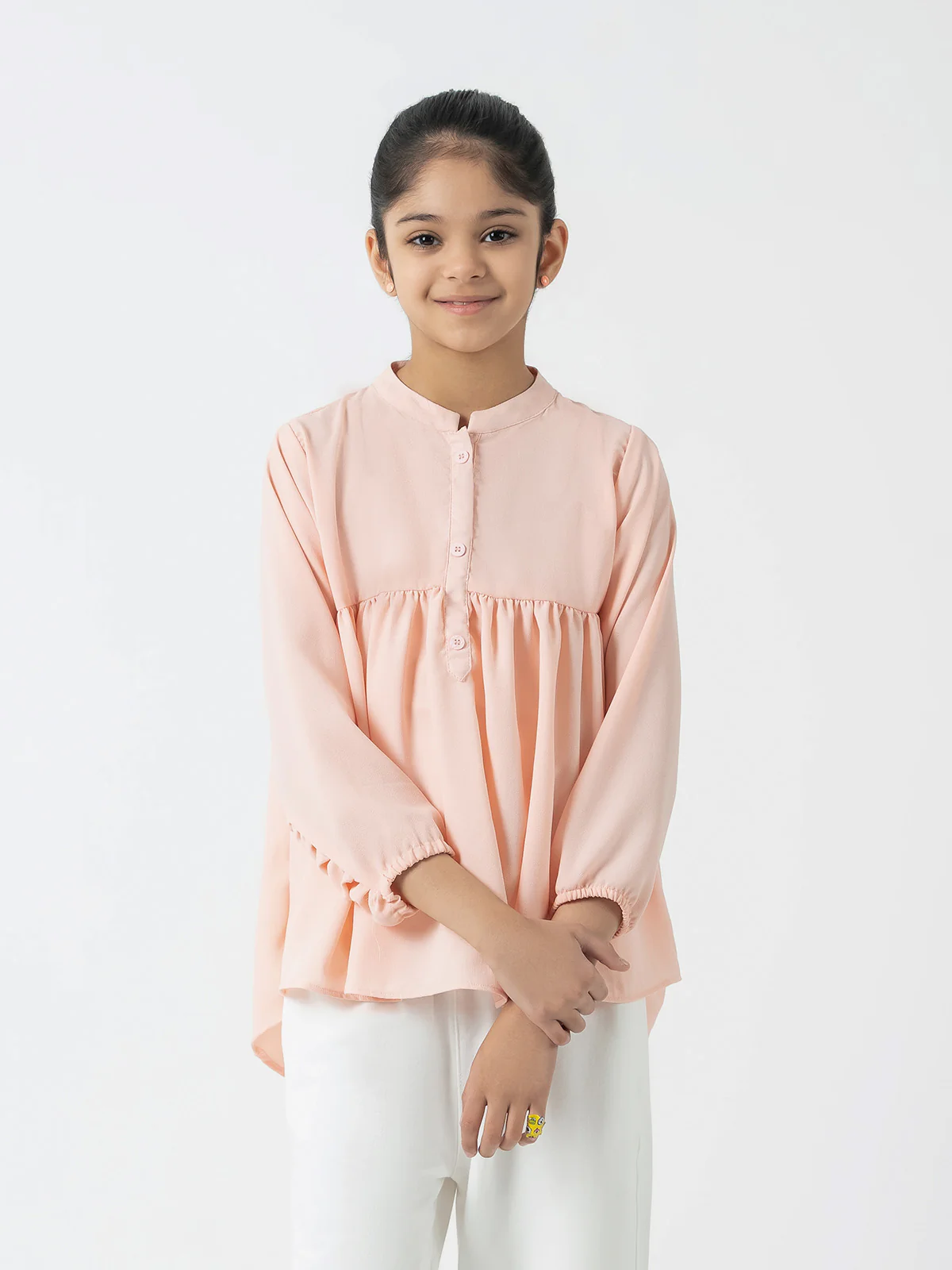 "CAMD" Textured Regular Cotton Top