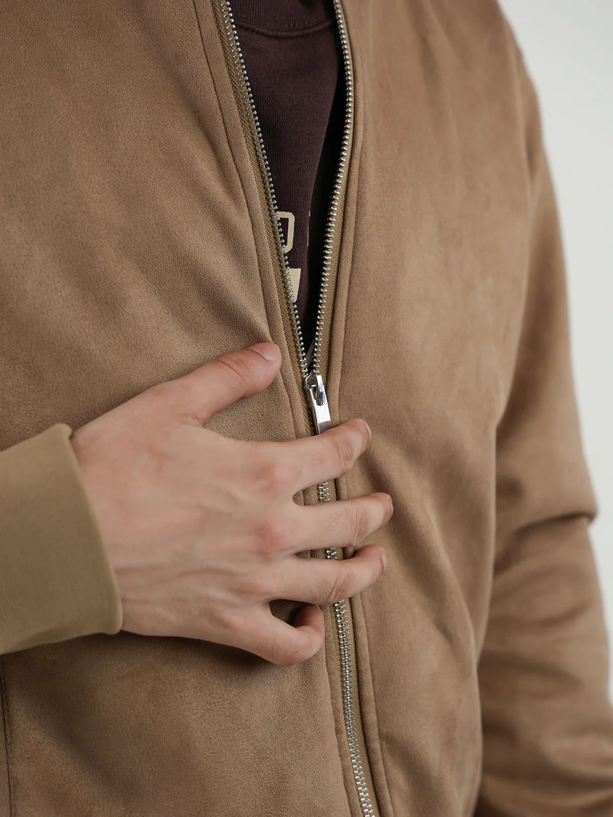 "CASTON" Perfect Regular Fit Suede Jacket - Image 3