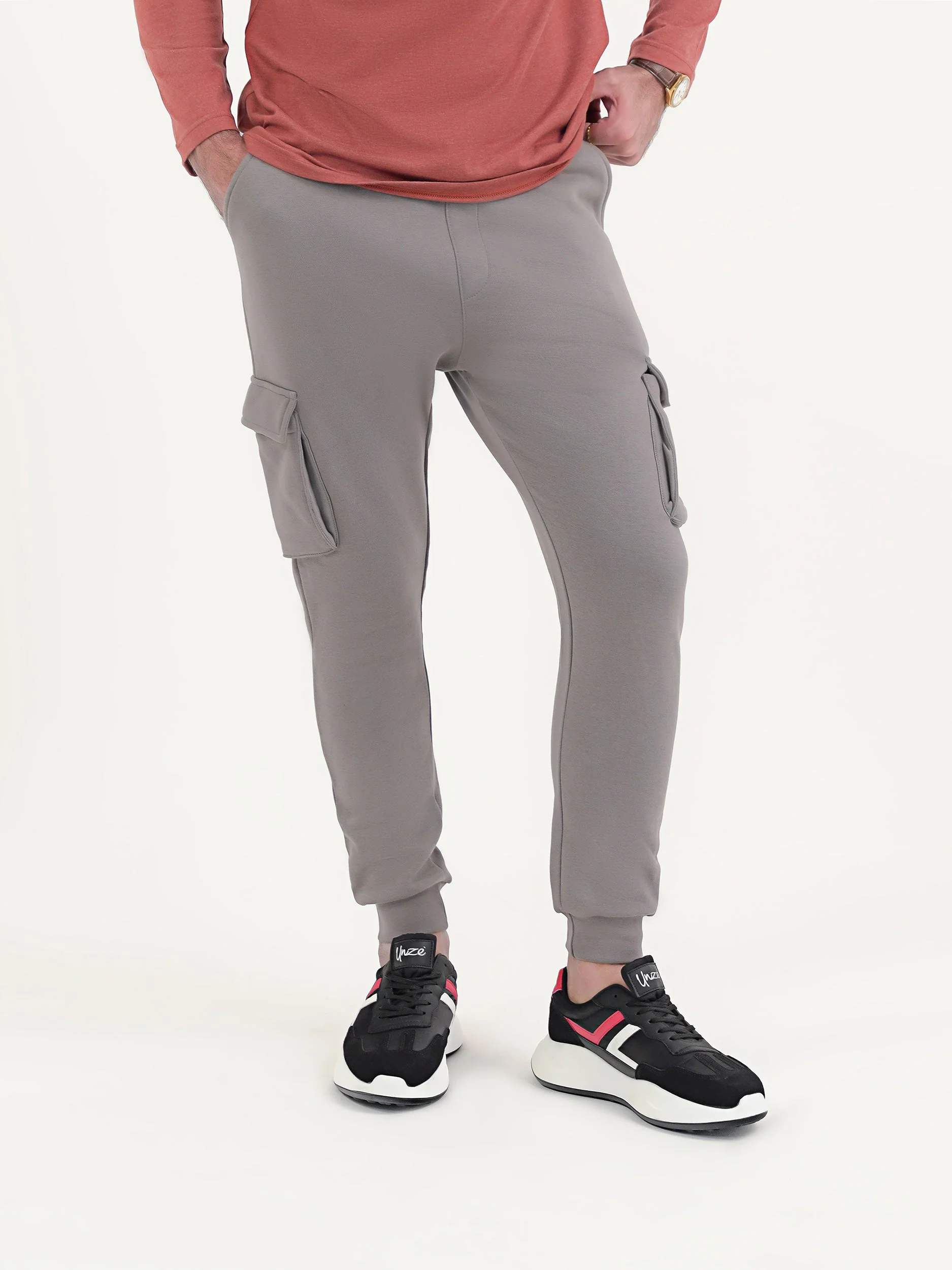 "CAVALLI" Casual Fleece Joggers - Image 2