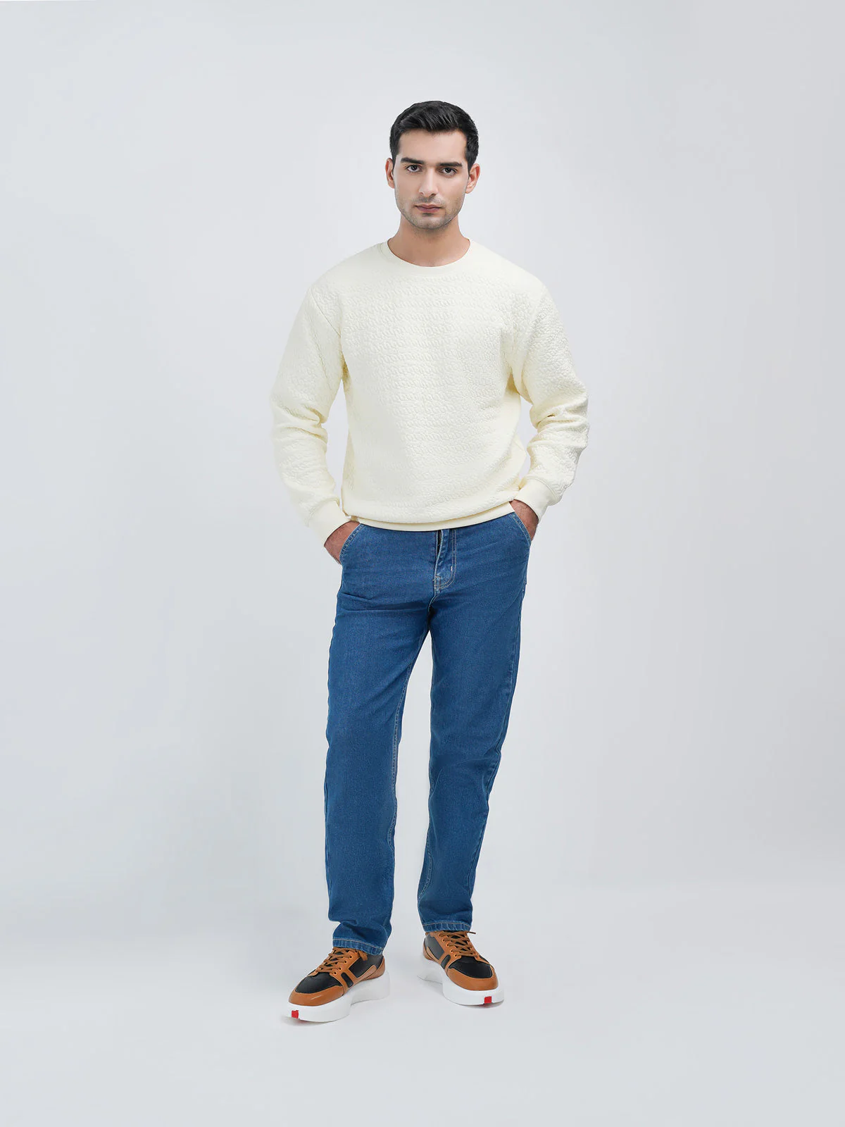 "CERES" Casual Slouchy Fit Denim Pant