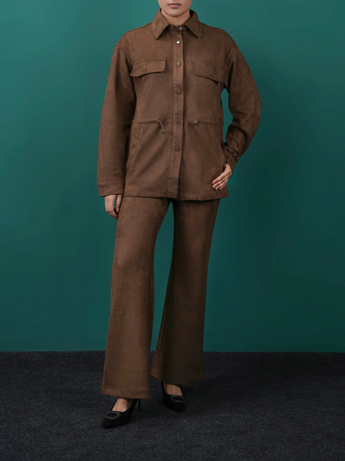 "COLETTE" Warm Regular Fit Fleece Co-Ord Set