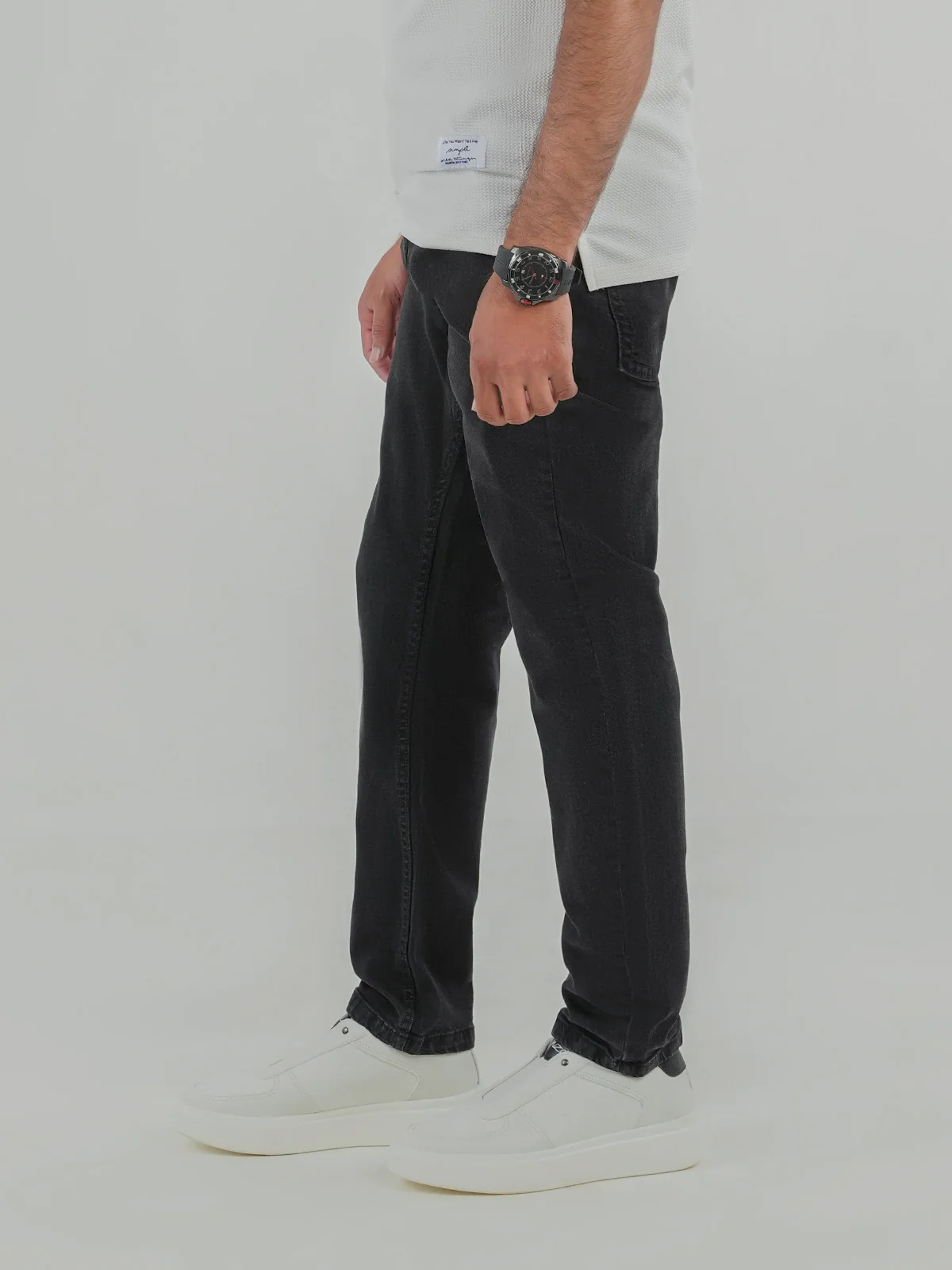 "COZCATL" Casual Regular Fit Denim Pant - Image 2