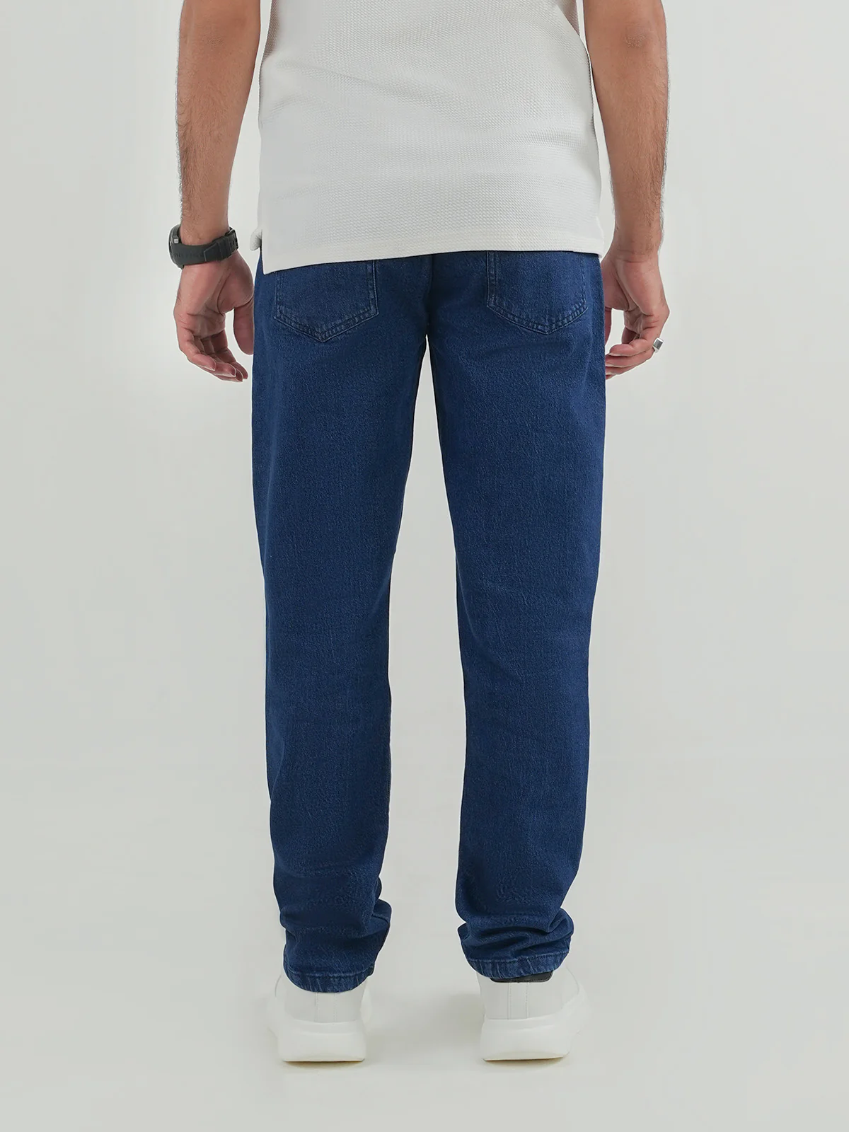 "COZCATL" Casual Regular Fit Denim Pant - Image 4
