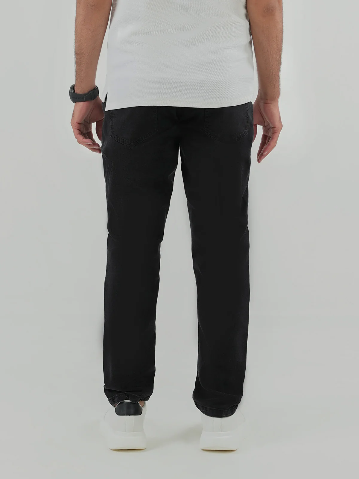 "COZCATL" Casual Regular Fit Denim Pant - Image 4