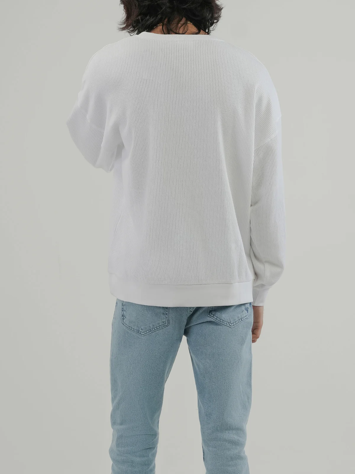 "CROSBY" Drop Shoulder Fleece Sweatshirt - Image 6