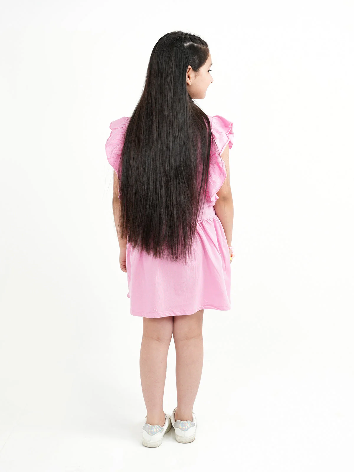 "DACIAN" Embroidered Summer Frill Frock - Image 4