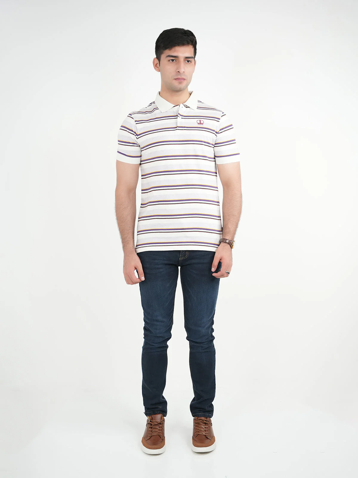 "DERVLA" Summer Slim Fit Polo Shirt - Image 2