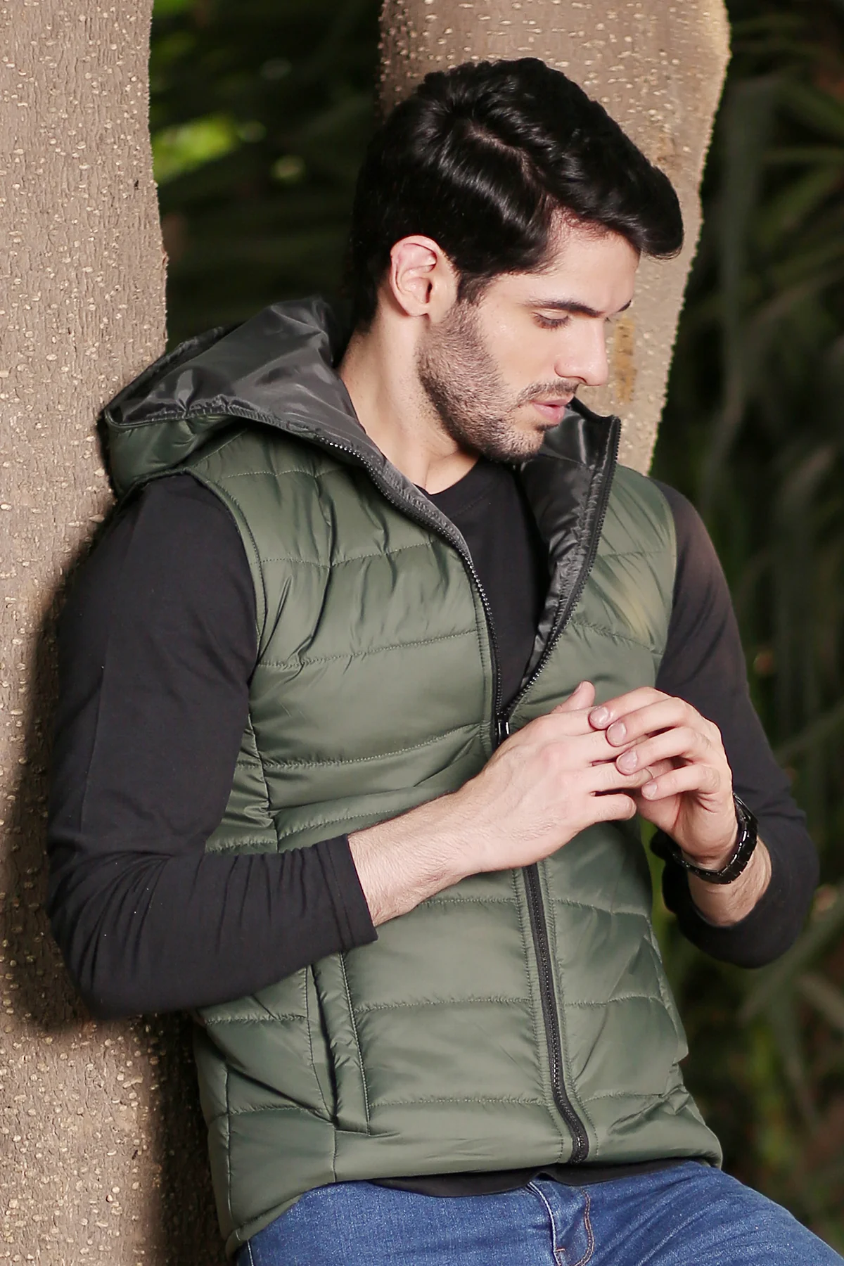 "DEXTER" Puff Winter Sleeveless Jacket Outerwear - Image 5