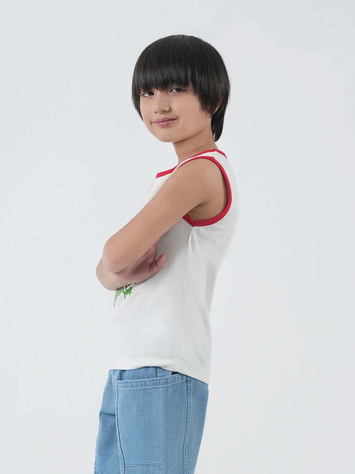 "DOLYN" Basic Printed Tank Top - Image 4