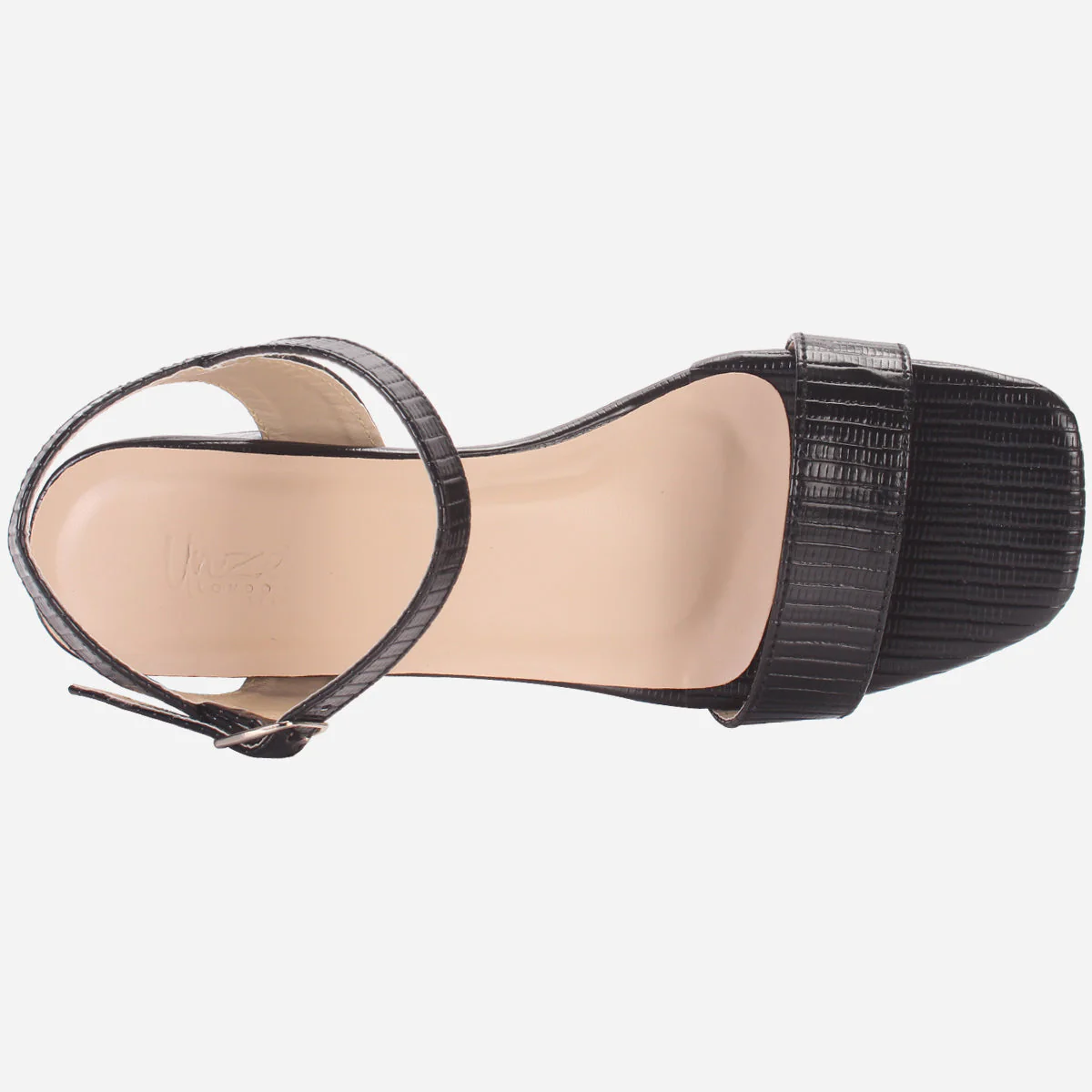 Womens "ZOYIA" Open Toe Block Heeled Sandals - Image 4